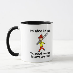 Taza Sé Amable con los Bomberos