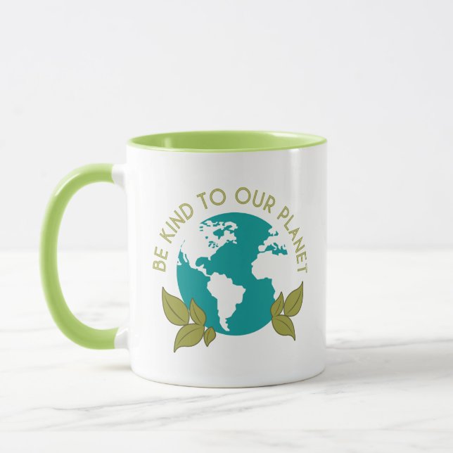 Taza Sé amable con nuestro planeta (Izquierda)