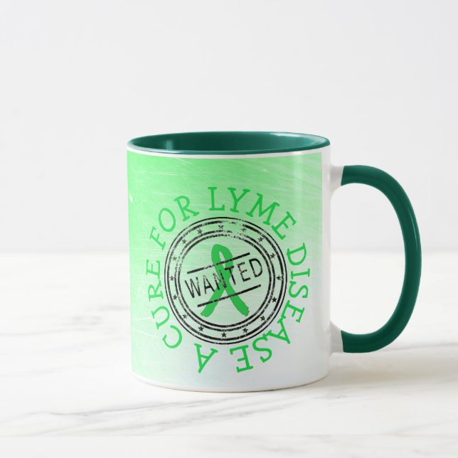 Taza Se busca: una cura para la enfermedad de Lyme: caf (Derecha)