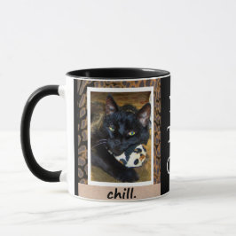 Taza Sé. Es. Gato. -negro