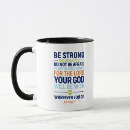 Taza Sé Fuerte Y Valiente, Josué 1:9