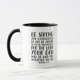 Taza Sé Fuerte Y Valiente, Josué 1:9