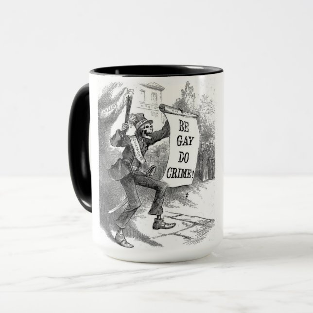 TAZA SÉ GAY, PERSONALIZADO DE LA VENTAJA DEL DELITO (Anverso izquierdo)
