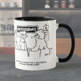 Taza Se le pide a Optician "ojos españoles"
