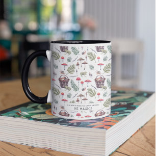 Taza Sé mágico Ilustraciones de hongos en acuarela