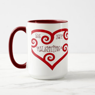 Taza Sé mi corazón de San Valentín
