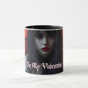 Taza Sé mi San Valentín en un romance oscuro