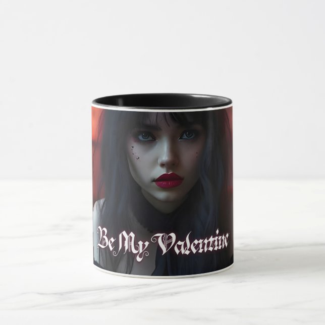 Taza Sé mi San Valentín en un romance oscuro (Centro)