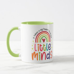 Taza Se necesita un gran corazón para dar forma a un pr
