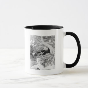 Taza Se tala el roble enorme