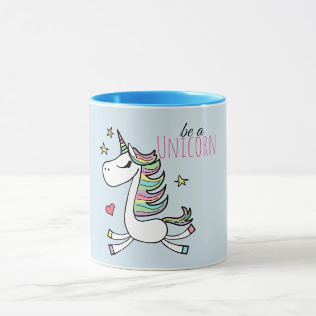 Taza Sé un cerdo unicornio (Centro)