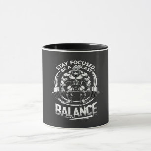 Taza Sé un Tee de motivación para gimnasio de bestia