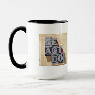 Taza Sea, actúe, hacen