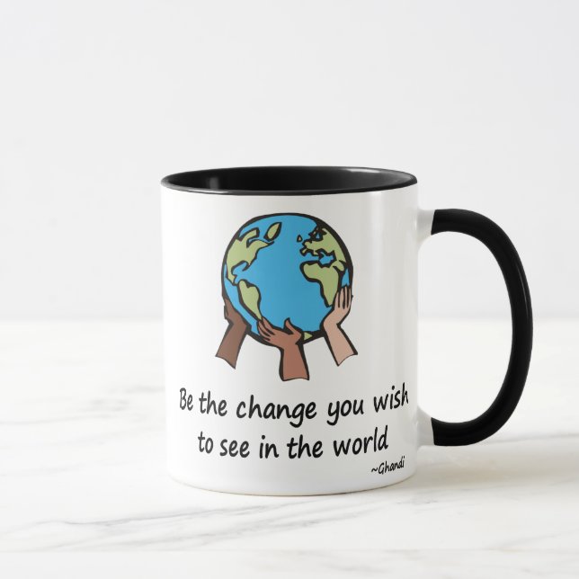 Taza Sea el cambio (Derecha)