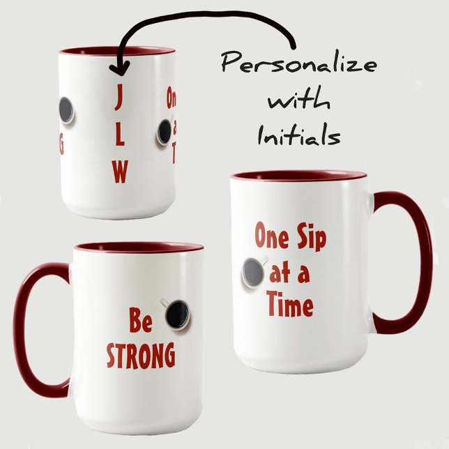 Taza SEA FUERTE, un sorbo a la vez, café (Subido por el creador)