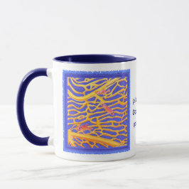 Taza Sea Goldies Lace Coral "¡También es mi planeta!" T