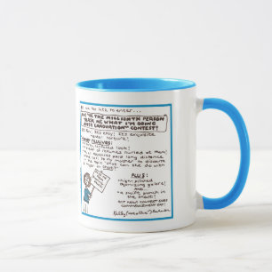 Taza "Sea la millonésima persona…" Asalte (azul)