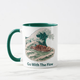 Taza Sea Otter Coffee - Ve con la corriente Gran Ola
