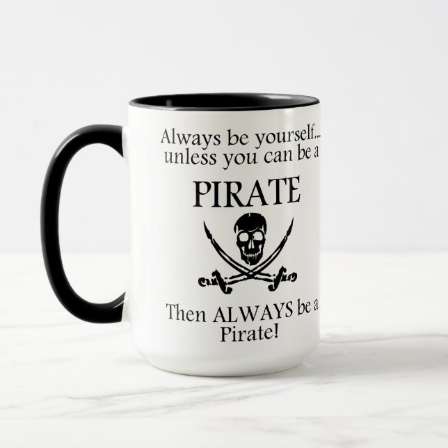 Taza Sea siempre un pirata (Izquierda)
