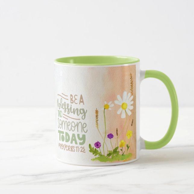 Taza Sea una bendición para alguien hoy los proverbios  (Derecha)