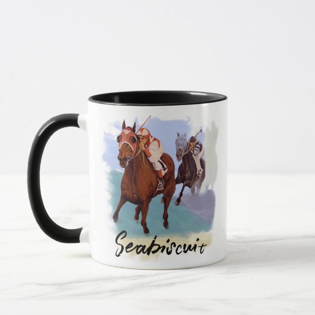 Taza “Seabiscuit” vs War Admiral  - Personalize Your (Izquierda)