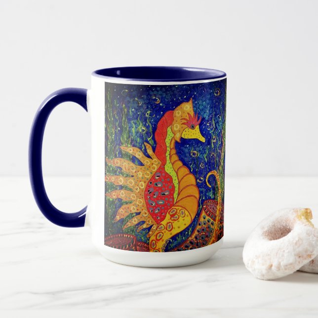 Taza Seahorse Mug (Con donut)