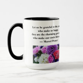 Taza Seamos agradecidos a la gente que nos hace felices