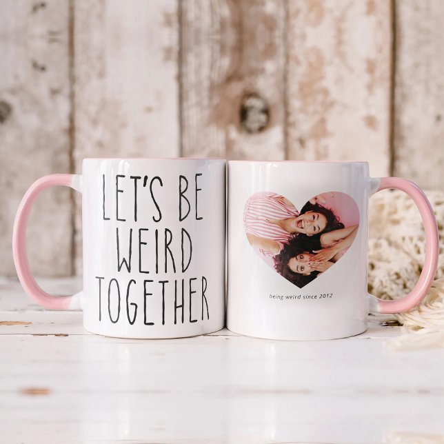 Taza Seamos raros juntos | BESTIES Foto y texto (Subido por el creador)