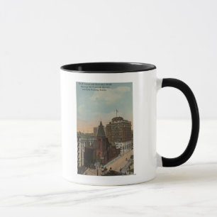 Taza Seattle, avenida de WAThird y calles de la