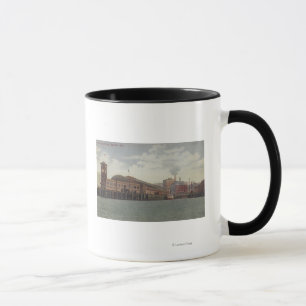 Taza Seattle, muelle de WAColeman en la costa de
