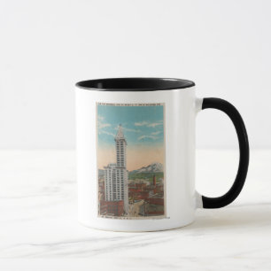Taza Seattle, opinión de la torre de WASmith y el Mont