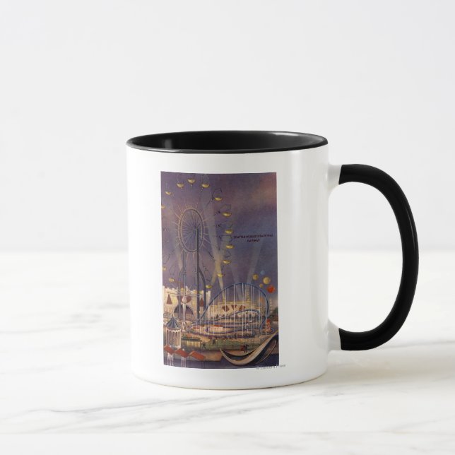 Taza Seattle, Poster de la Feria Mundial de Washington  (Derecha)