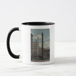 Taza Seattle, WATotem poste en el cuadrado pionero