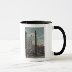 Taza Seattle, WATotem poste en el cuadrado pionero