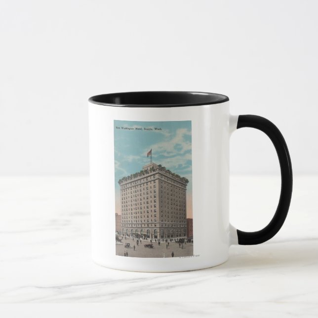 Taza Seattle, WAView del Washington Hotel (Derecha)