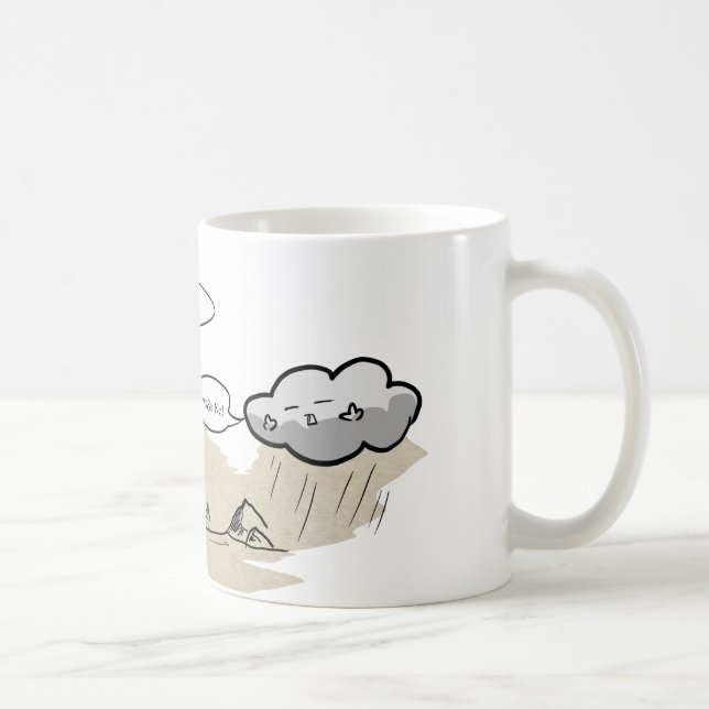 Taza seca del humor de la nube (Derecha)