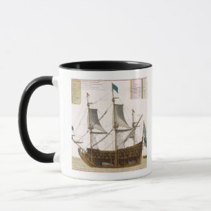 Taza Sección a través de una nave de primer orden