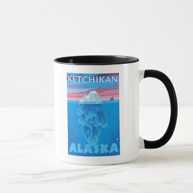 Taza Sección de Iceberg - Ketchikan, Alaska (Derecha)