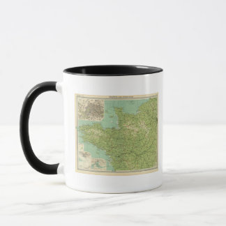 Taza Sección noroccidental de Francia, alrededores de P