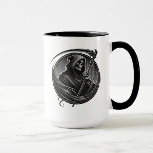 Taza Segador Con Guadaña Gótico