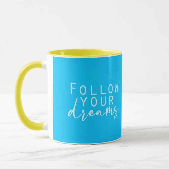 Taza Seguir tu peluca de sueños (Izquierda)