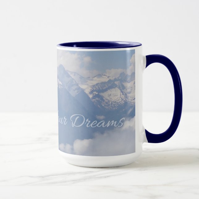 Taza Seguir tus canciones personalizados de sueños - el (Derecha)