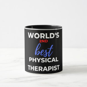 Taza Segundo mejor terapeuta físico del mundo