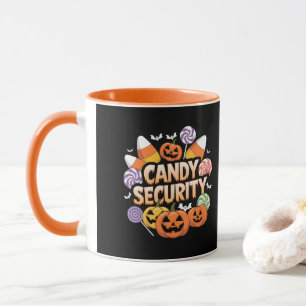 Taza Seguridad de las velas de Halloween
