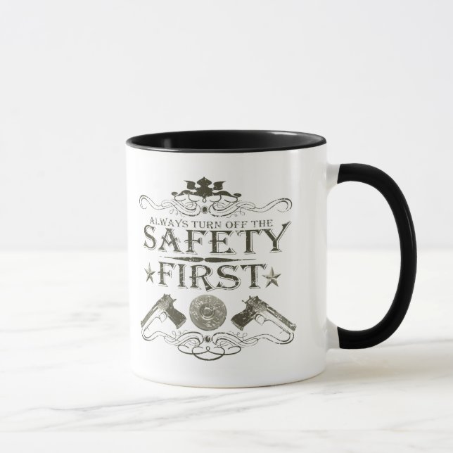 Taza Seguridad primero (Derecha)
