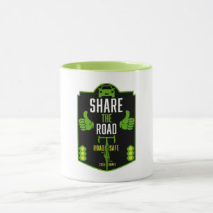 Taza Seguridad vial en bicicleta