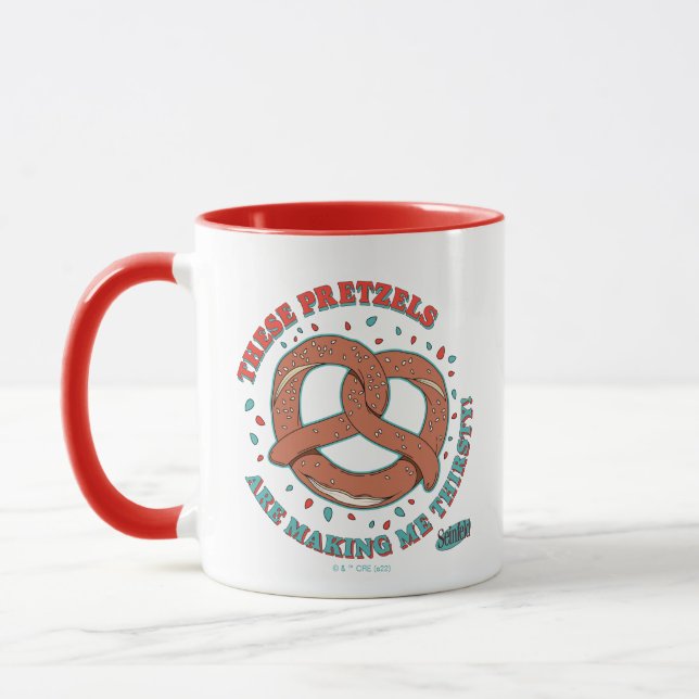 Taza Seinfeld | These Pretzels are Making Me Thirsty (Izquierda)