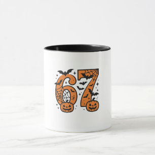 Taza Seis Siete Memes Halloween 67 Mason Spooky