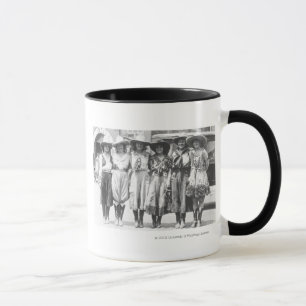 Taza Seis vaqueras en los días de la frontera de