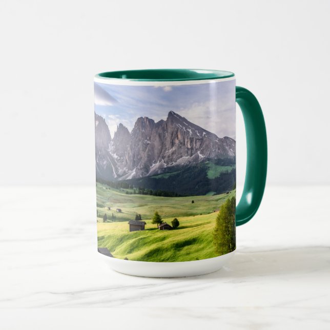 Taza Seiser Alm | Alpes Dolomitas, Italia (Anverso derecho)